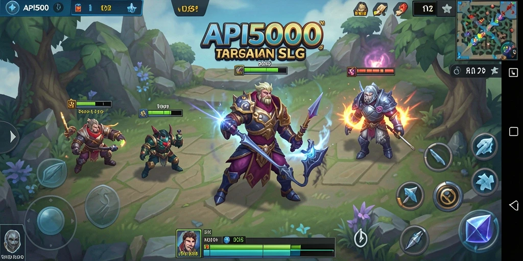 Tampilan gameplay <strong>API5000</strong> dengan pertempuran strategi yang mendebarkan.