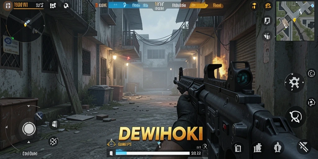 Screenshot gameplay menegangkan di DEWIHOKI dengan grafis visual yang luar biasa.