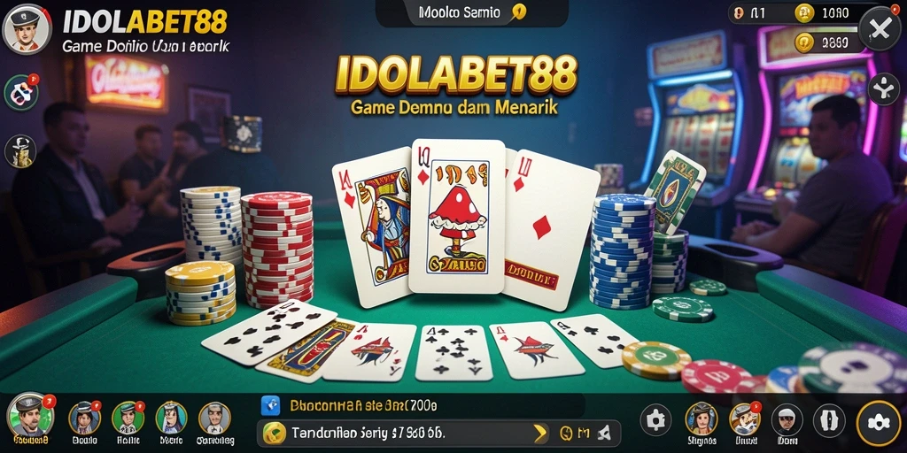 Tampilan menarik IDOLABET88 saat bermain domino dengan teman-teman.