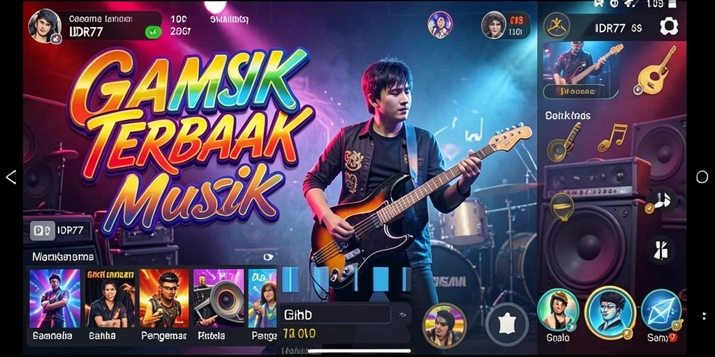 Screenshot gameplay IDR77 menampilkan aksi Musik yang seru.