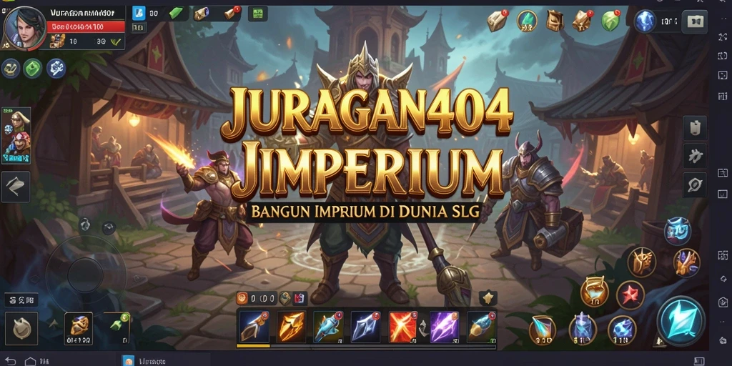 Tampilan gameplay menarik dari JURAGAN404 yang mengasyikkan.