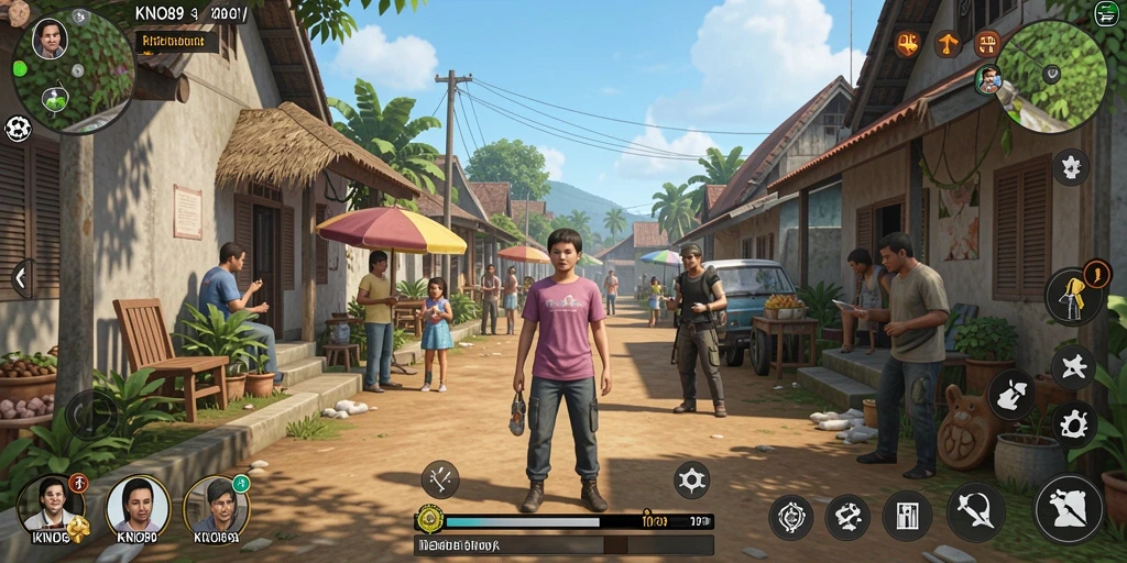 Gameplay KNO89 dengan simulasi kehidupan yang realistis.