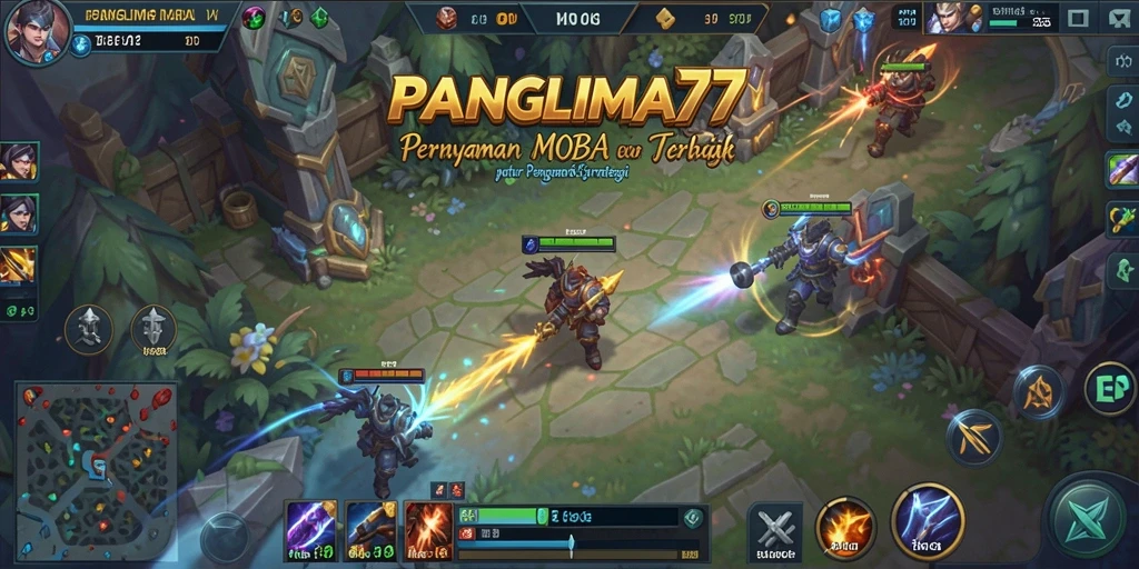 Screenshot gameplay PANGLIMA77 menampilkan aksi bertempur yang seru.