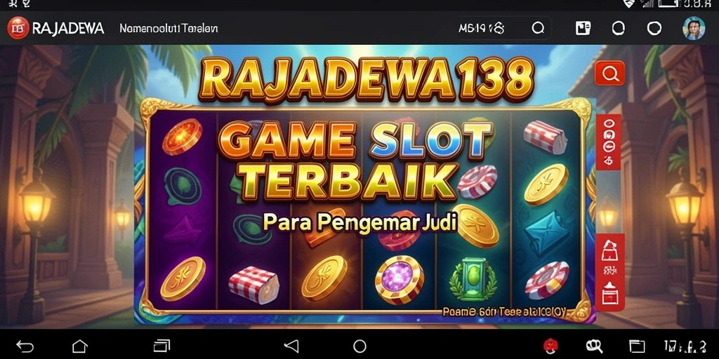 Tampilan gameplay seru dan mengasyikkan di RAJADEWA138 yang penuh warna.