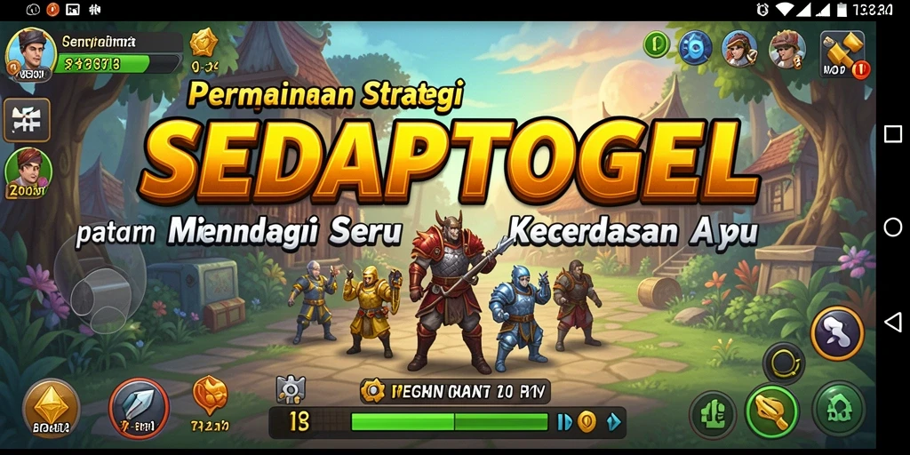 Tangkapan layar gameplay SEDAPTOGEL menampilkan aksi strategis yang mendebarkan.