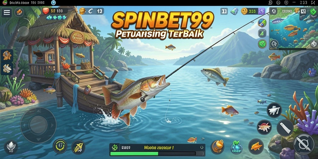 Tangkapan ikan besar dalam gameplay SPINBET99 yang mendebarkan.