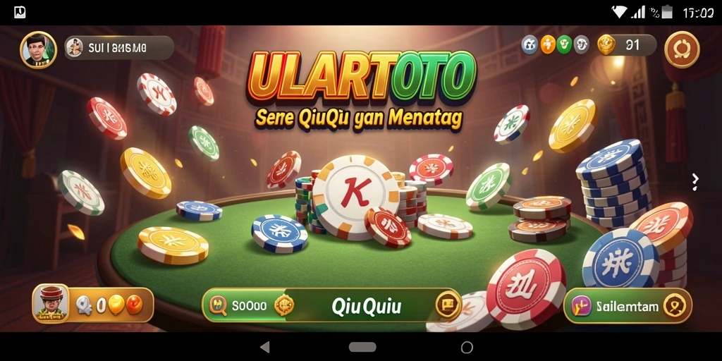 Tampilan gameplay ULARTOTO yang seru dan menegangkan.